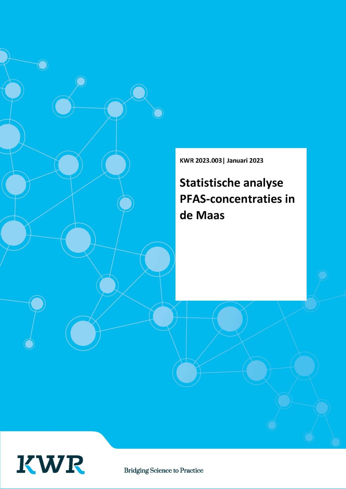 Statistische analyse PFAS-concentraties in  de Maas